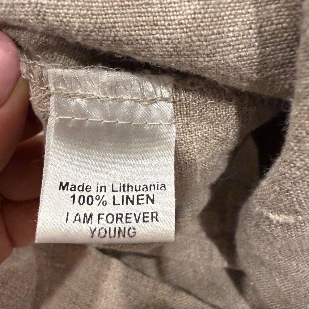 Flax Women's Linen Short Sleeve Top - Picture 5 of 6